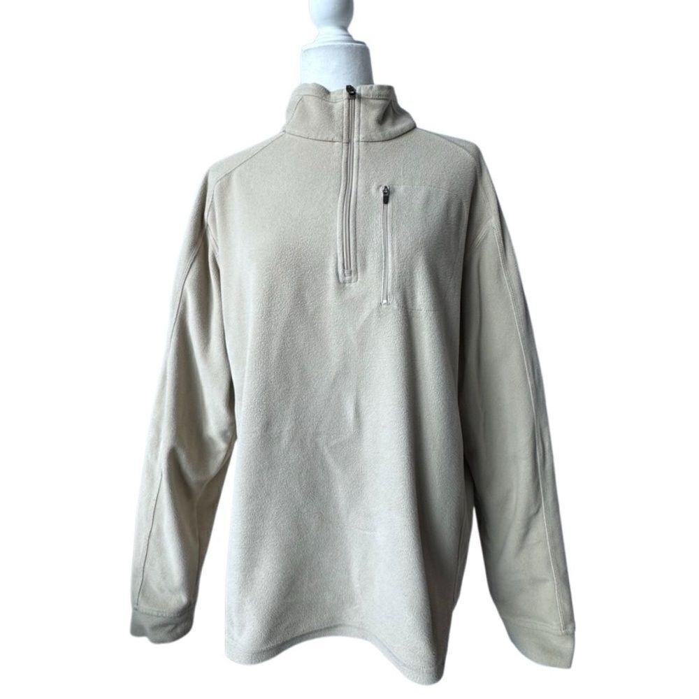 LL Bean Men’s Fleece Casual Outdoor Pullover Half Zip SZ M
